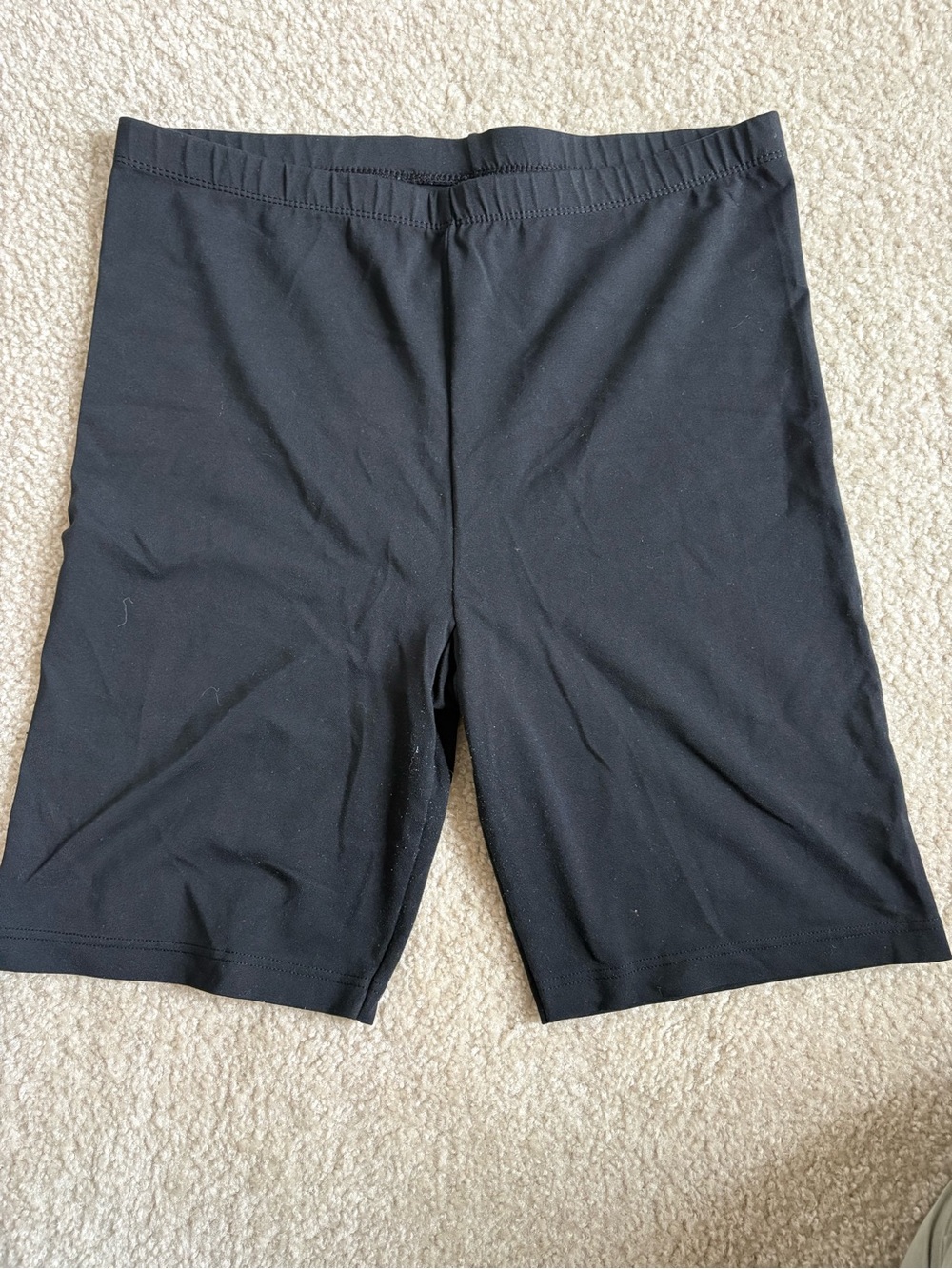 Danskin Black High-Rise Bike Shorts